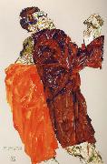 Egon Schiele The Truth was Revealed oil on canvas